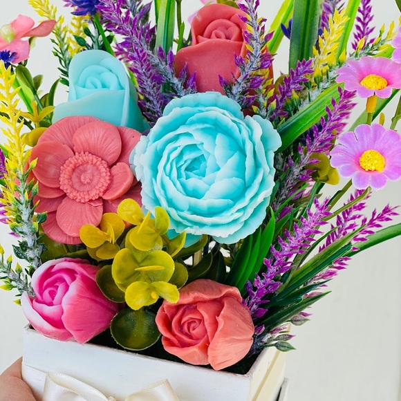Handmade Soap Flowers - Picture 5 of 6